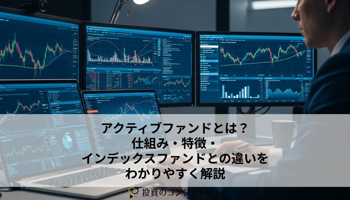 アクティブファンドとは?仕組み・特徴・インデックスファンドとの違いをわかりやすく解説 (1)