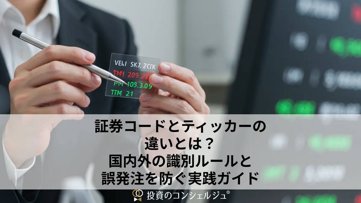 証券コードとティッカーの違いとは?国内外の識別ルールと誤発注を防ぐ実践ガイド